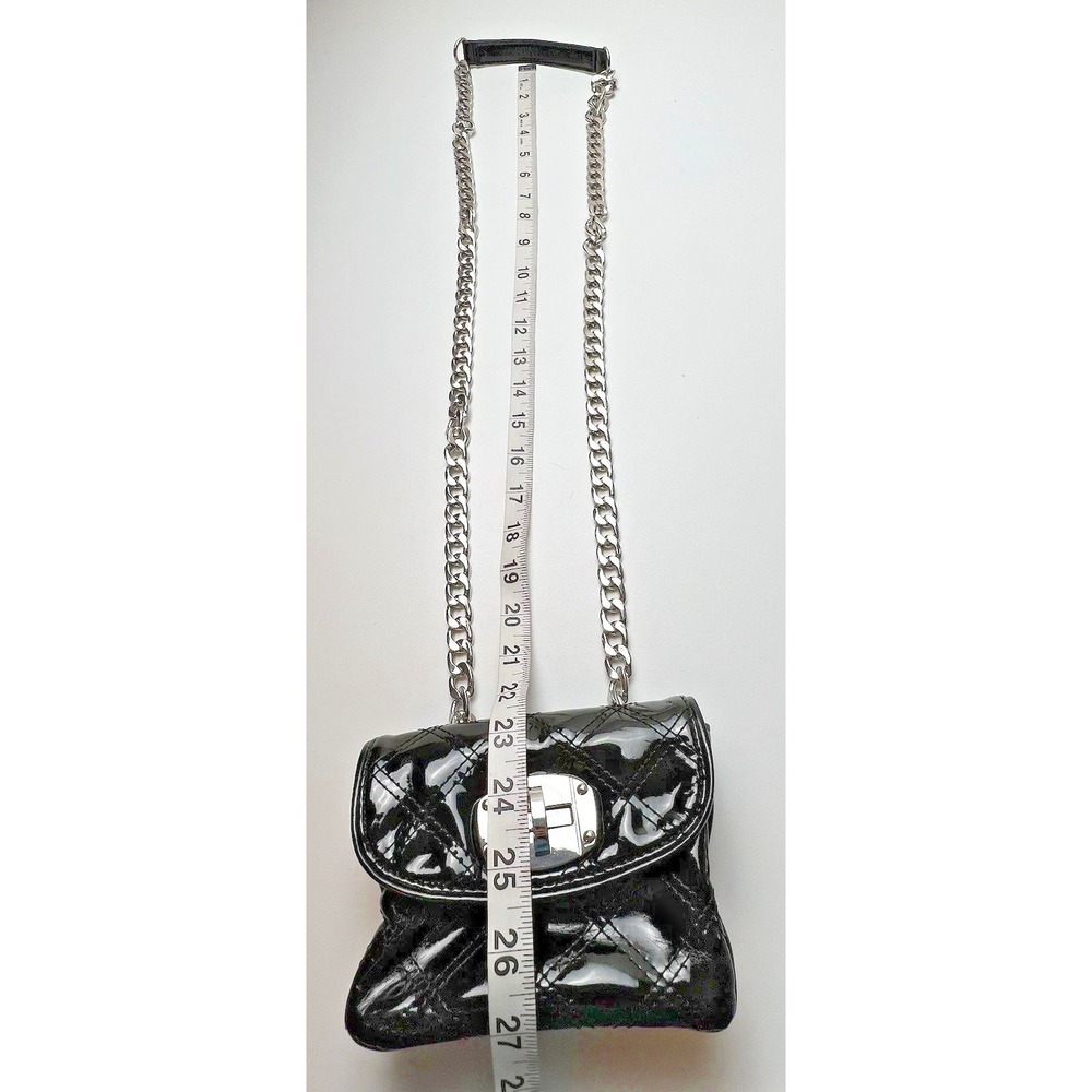 White House Black Market Patent Small Cross Body Fanny Pack Convertible Handbag - Picture 2 of 9